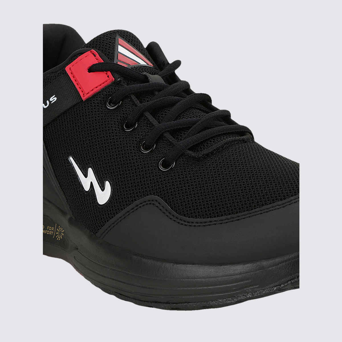 Campus Men's Europa Running Shoes | Black | UK7