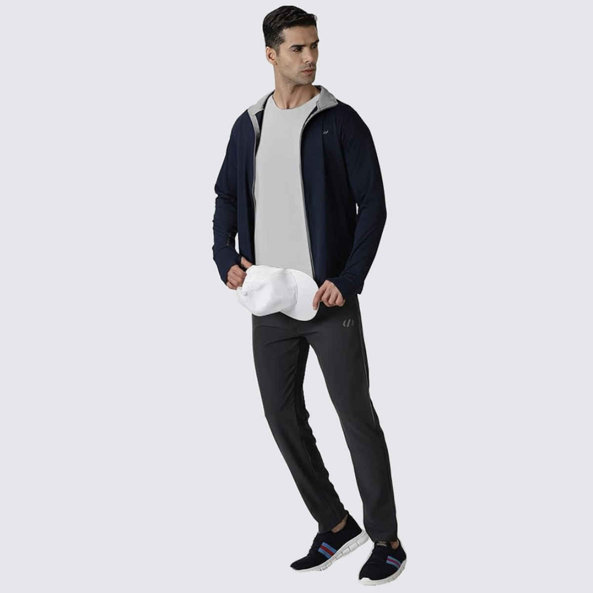 Outlaws Men's Cotton Rich Premium Sweat Jacket | Navy - 2XL