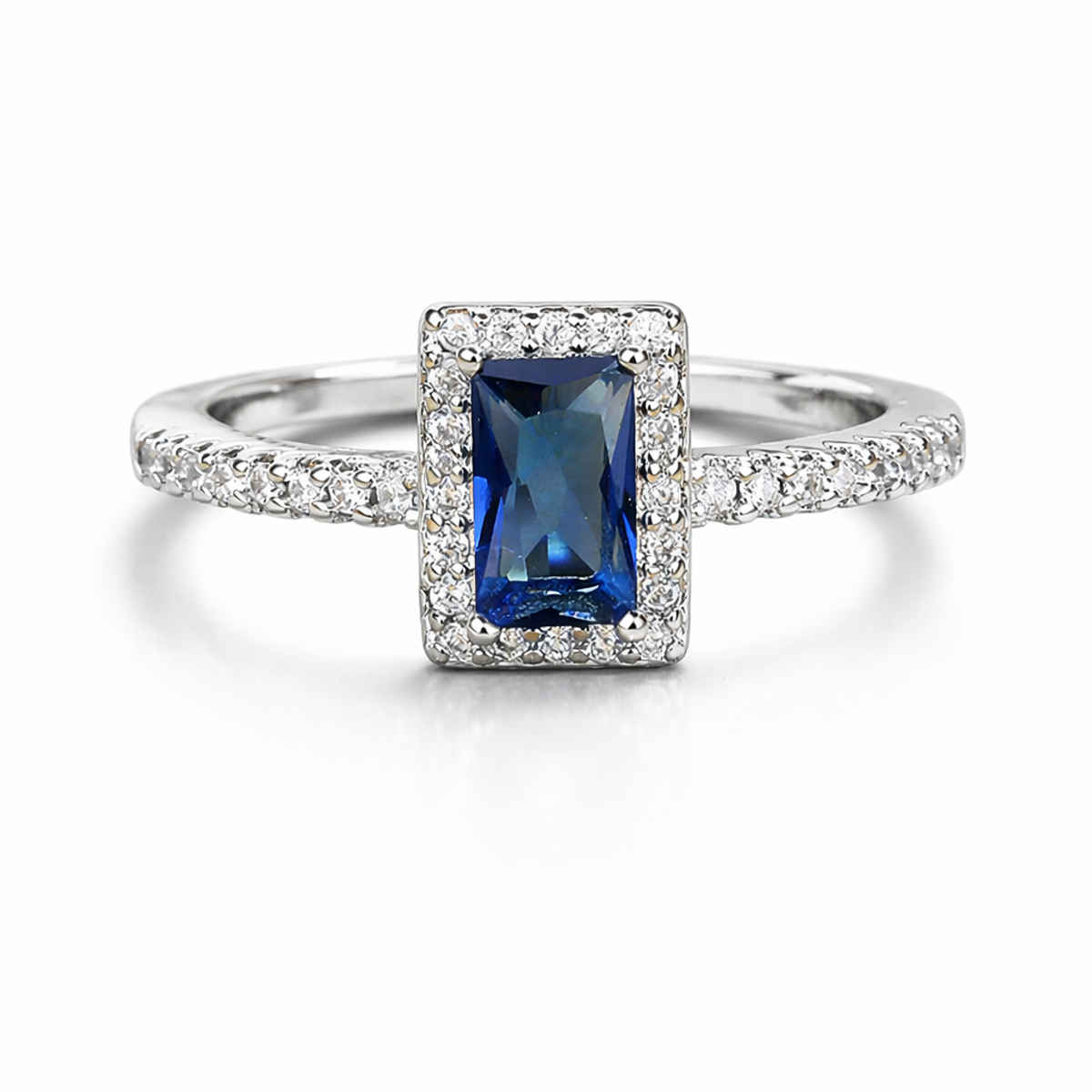 Beautynx Royal Blue Spark Ring | Silver | BNX-RNG-0560