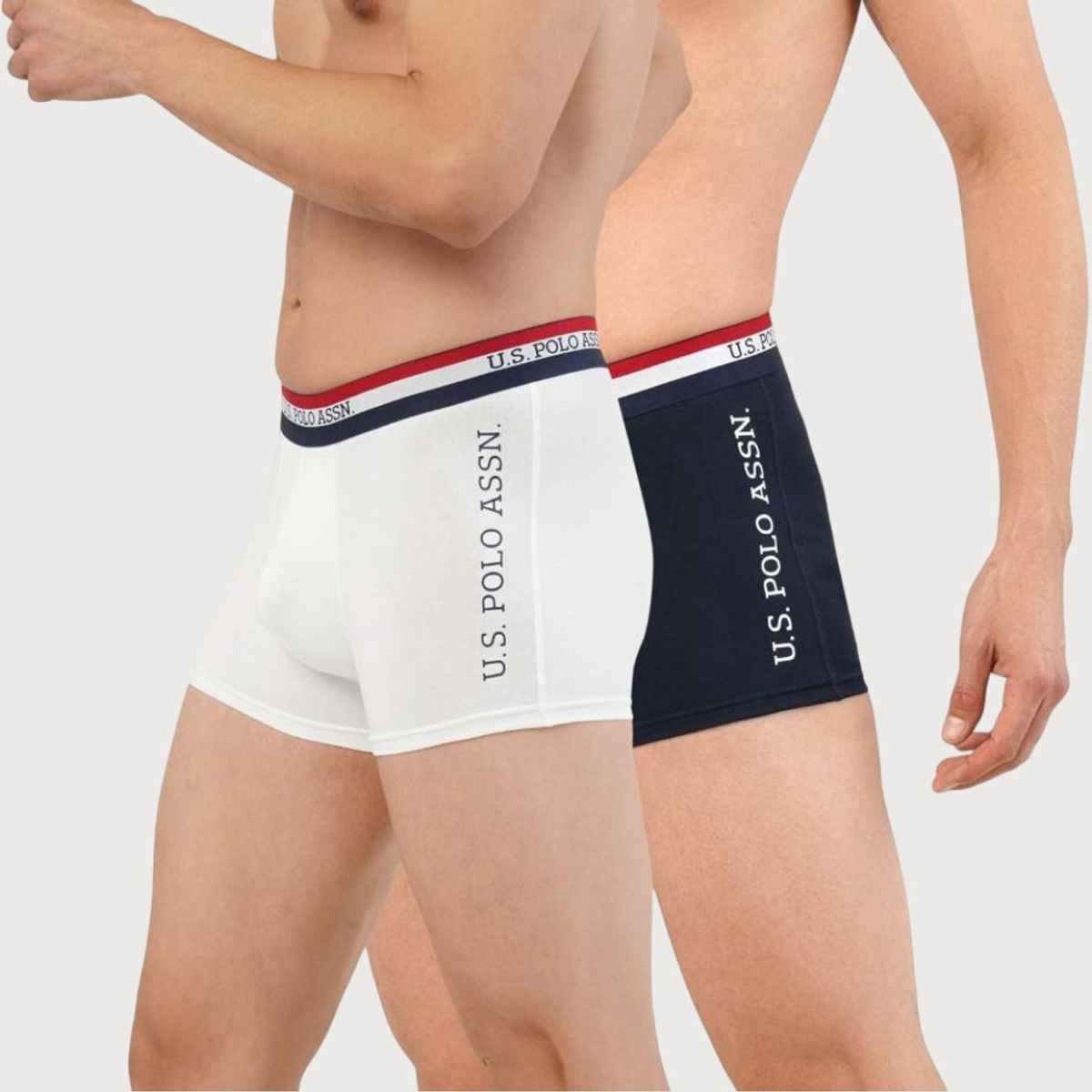 U.S. Polo Assn. | Underwear Pack of 2 | XL | Trunks | ET002 | Navy and White