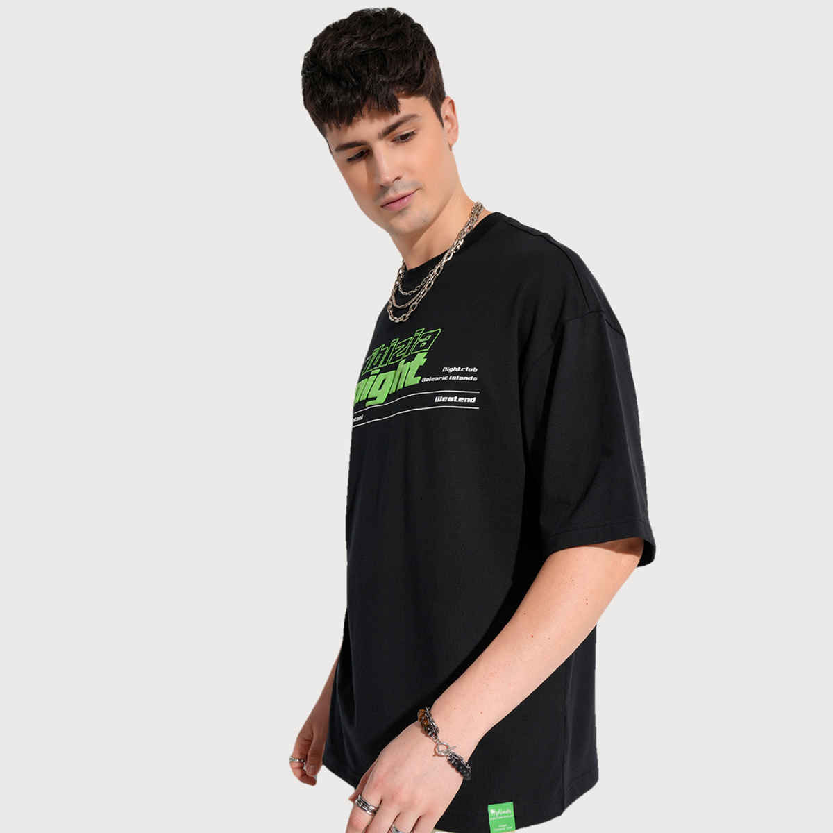 HIGHLANDER Men's Printed T-shirt | Black - L