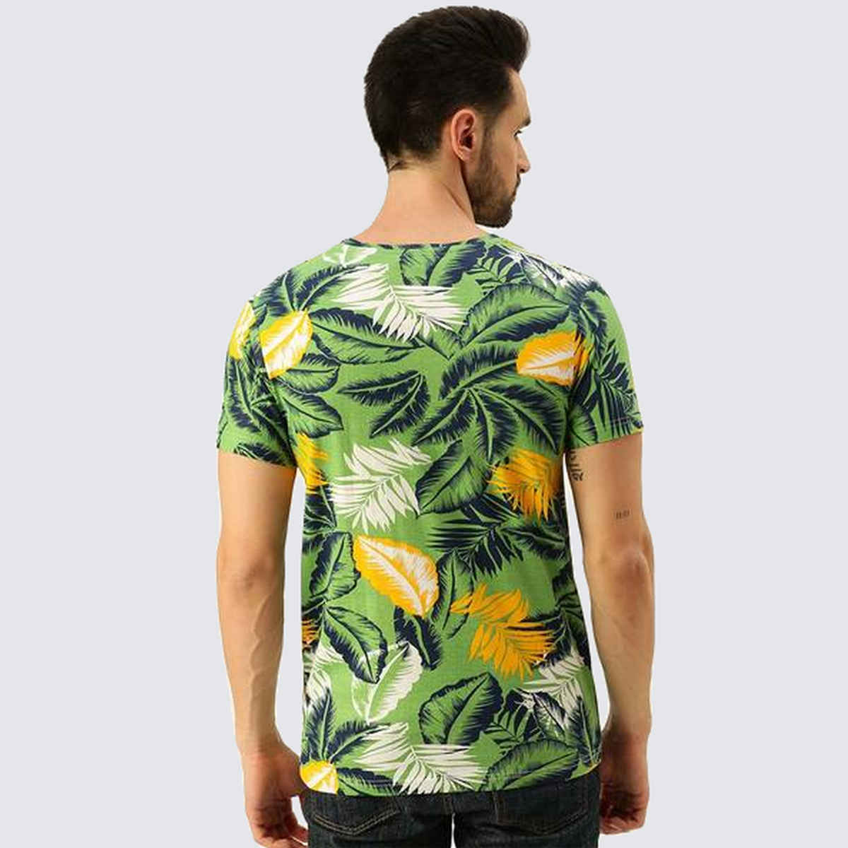 VEIRDO Men's Printed Regular T-Shirt | TSH 99 B102 | Multicolor - S