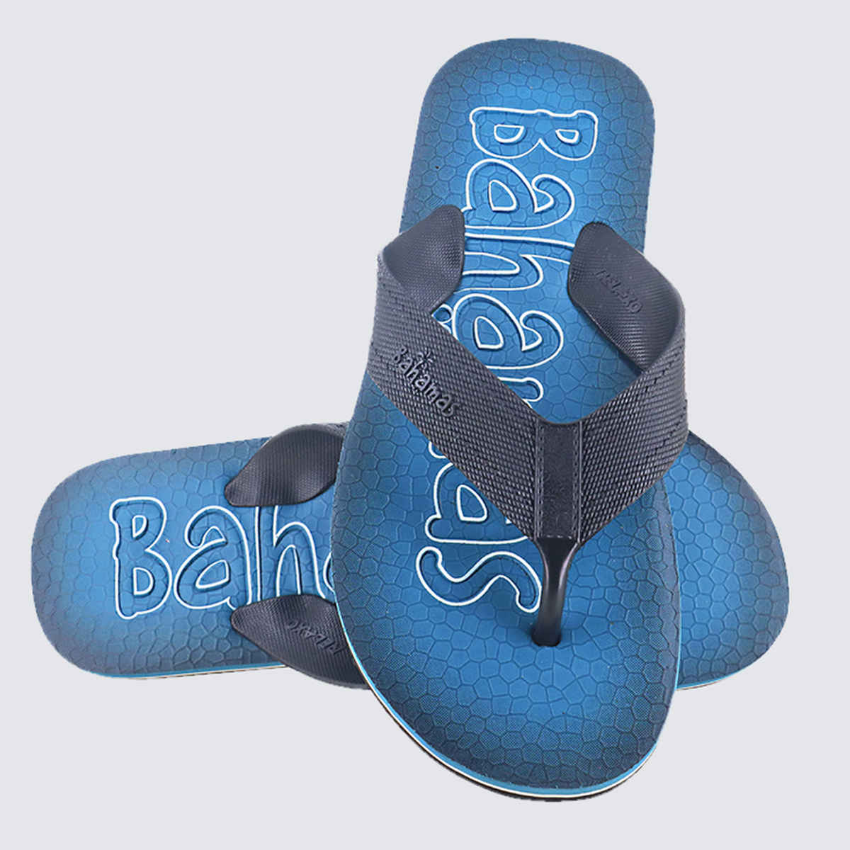 Bahamas Men's Slippers | BHG-275 | Blue - UK 6