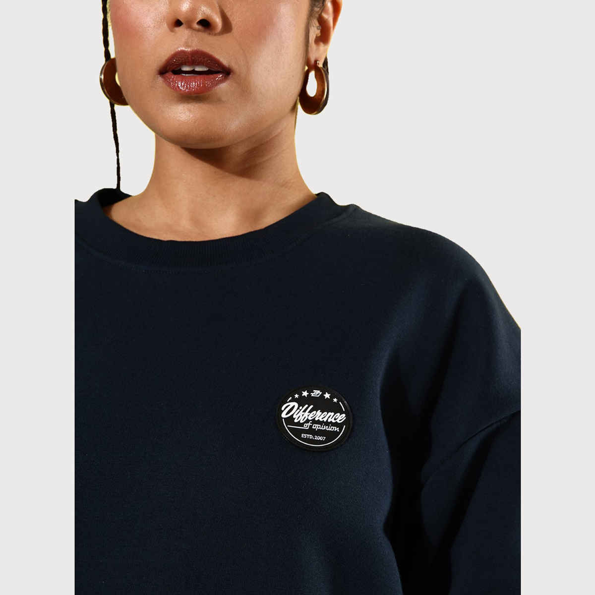 Difference Of Opinion Women's Sweatshirt | Dowswt031 | Navy - L