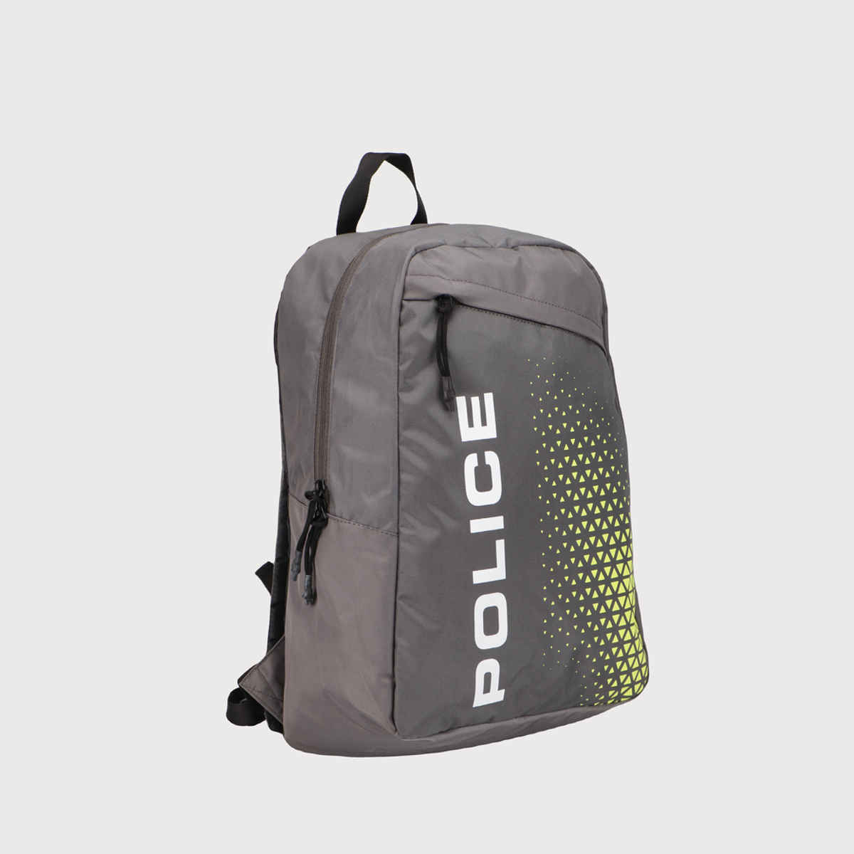 Police Unisex Solid Nylon 30 L Laptop Backpack | Grey - 15.6 Inches