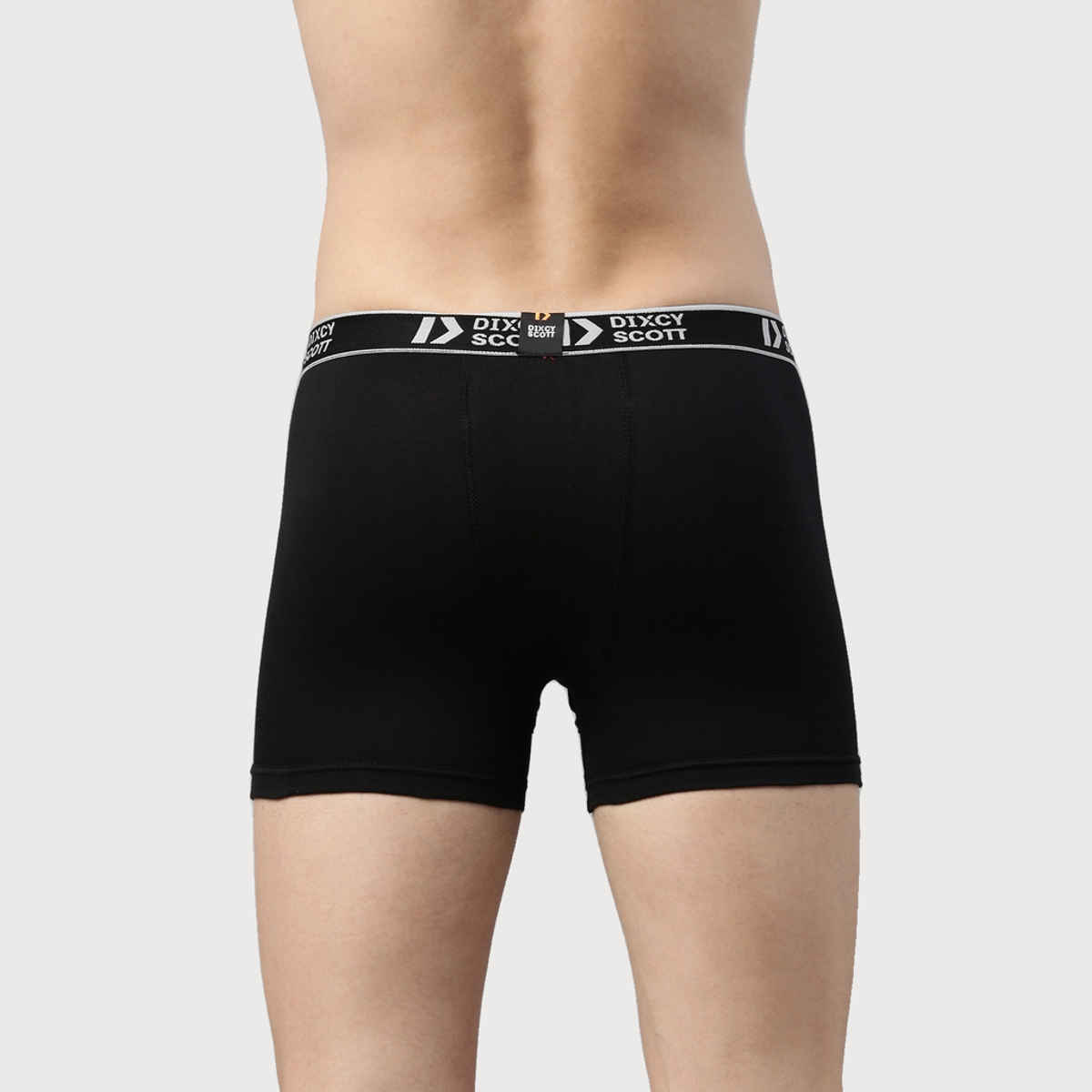 Dixcy Scott Men's 100% Combed Cotton Outer Elastic Waitband Long Trunk | Multicolour - XL