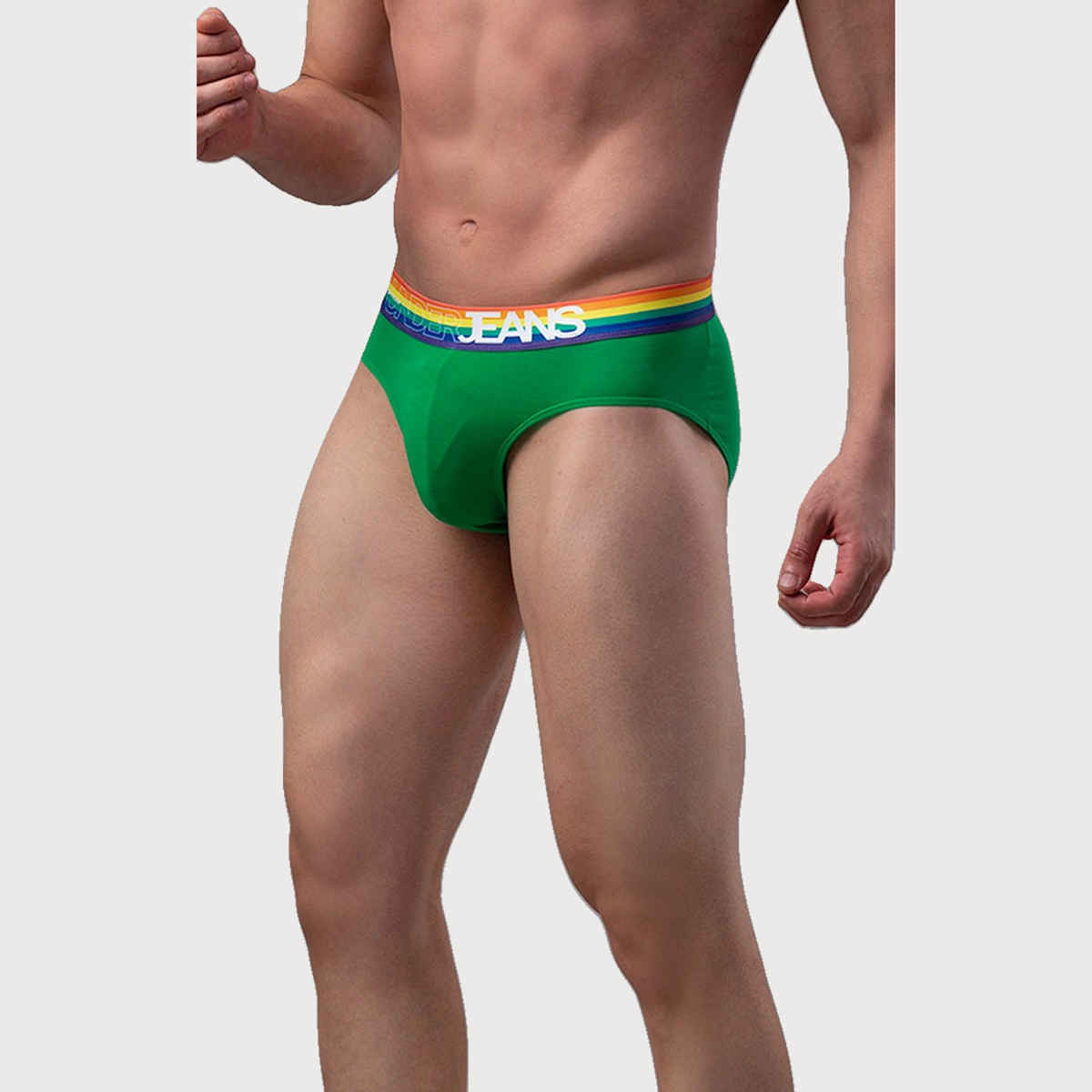 Underjeans by Spykar Mens Premium Green brief | XL