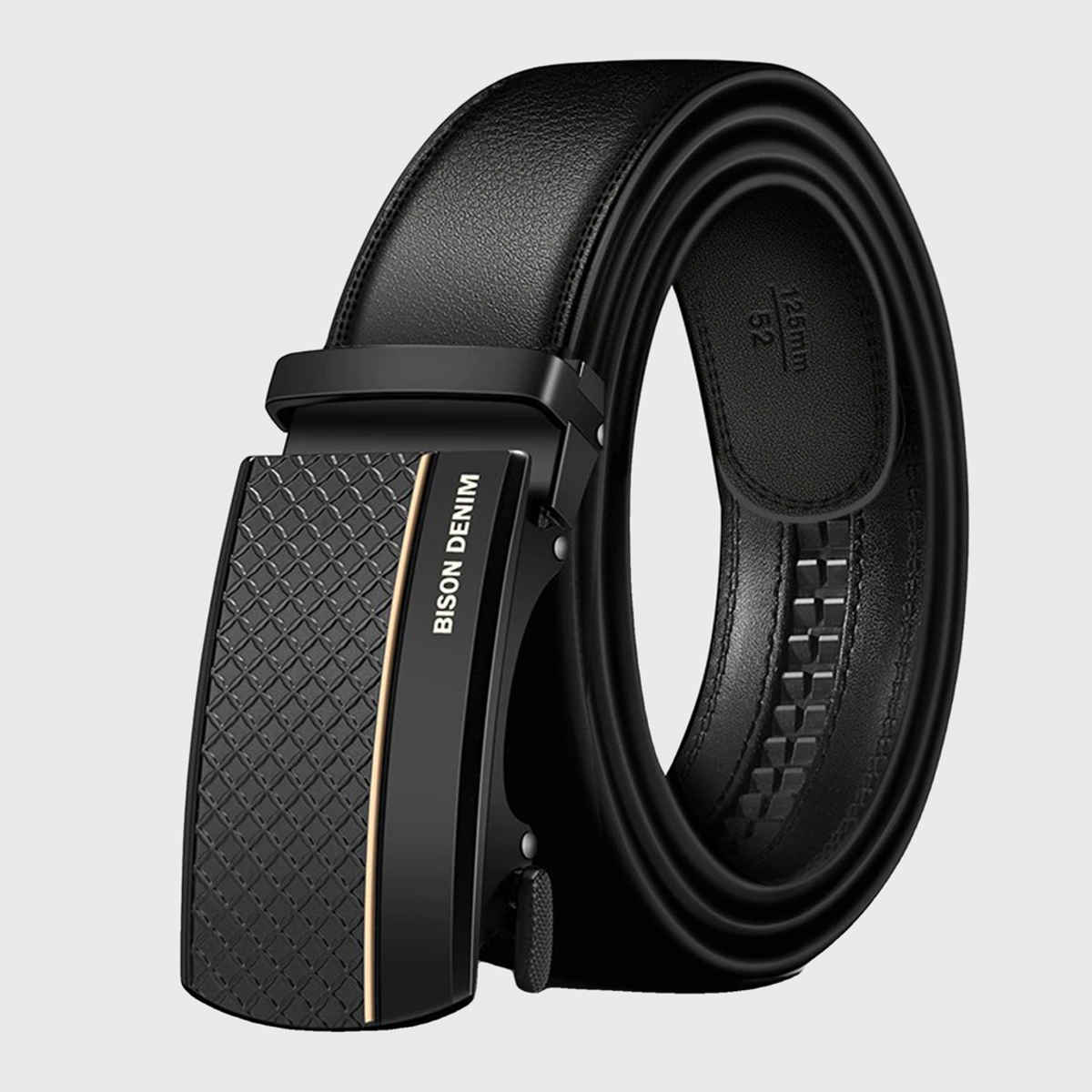 Zoro United Men's Solid Vegan Leather Belt | Black - One Size