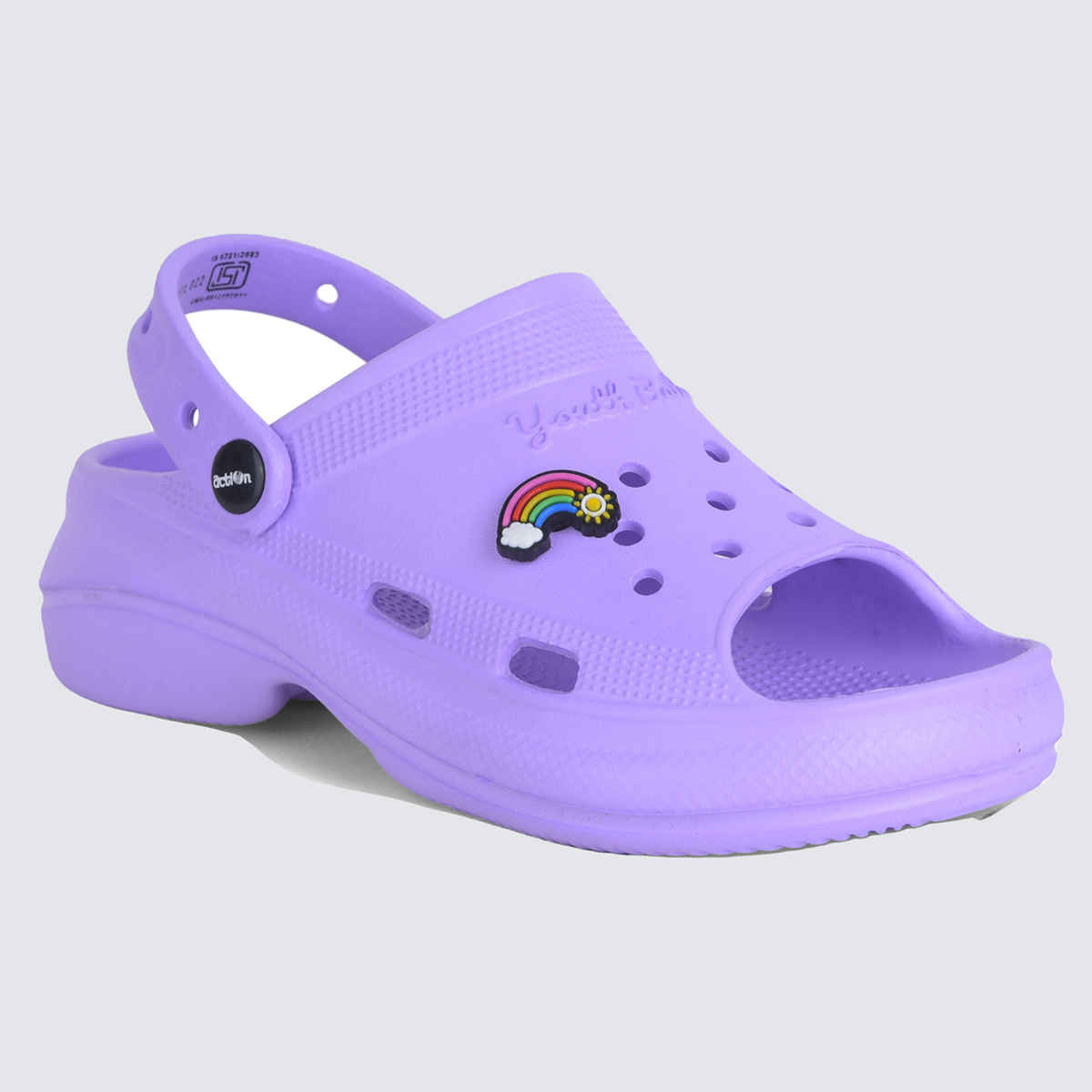 Action Girl's Ontl-22 Soft Sandals | Latest Design Sandals | Office Weal Sandals | Lavender - UK 7