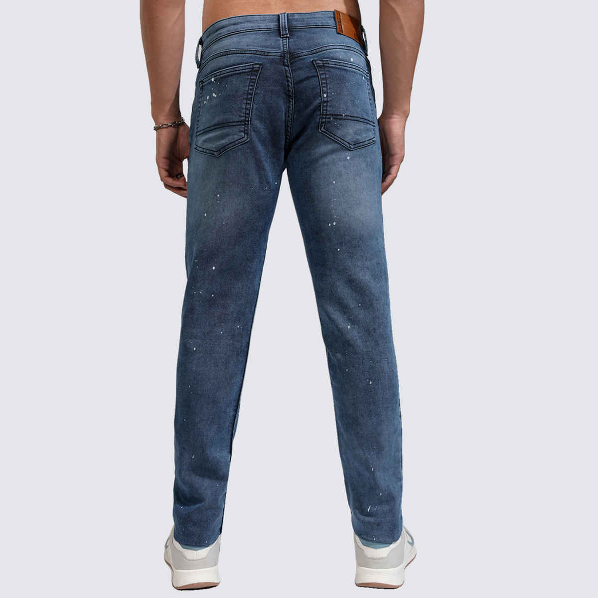 Highlander Men's Tapered Fit Jeans | Grey - 30