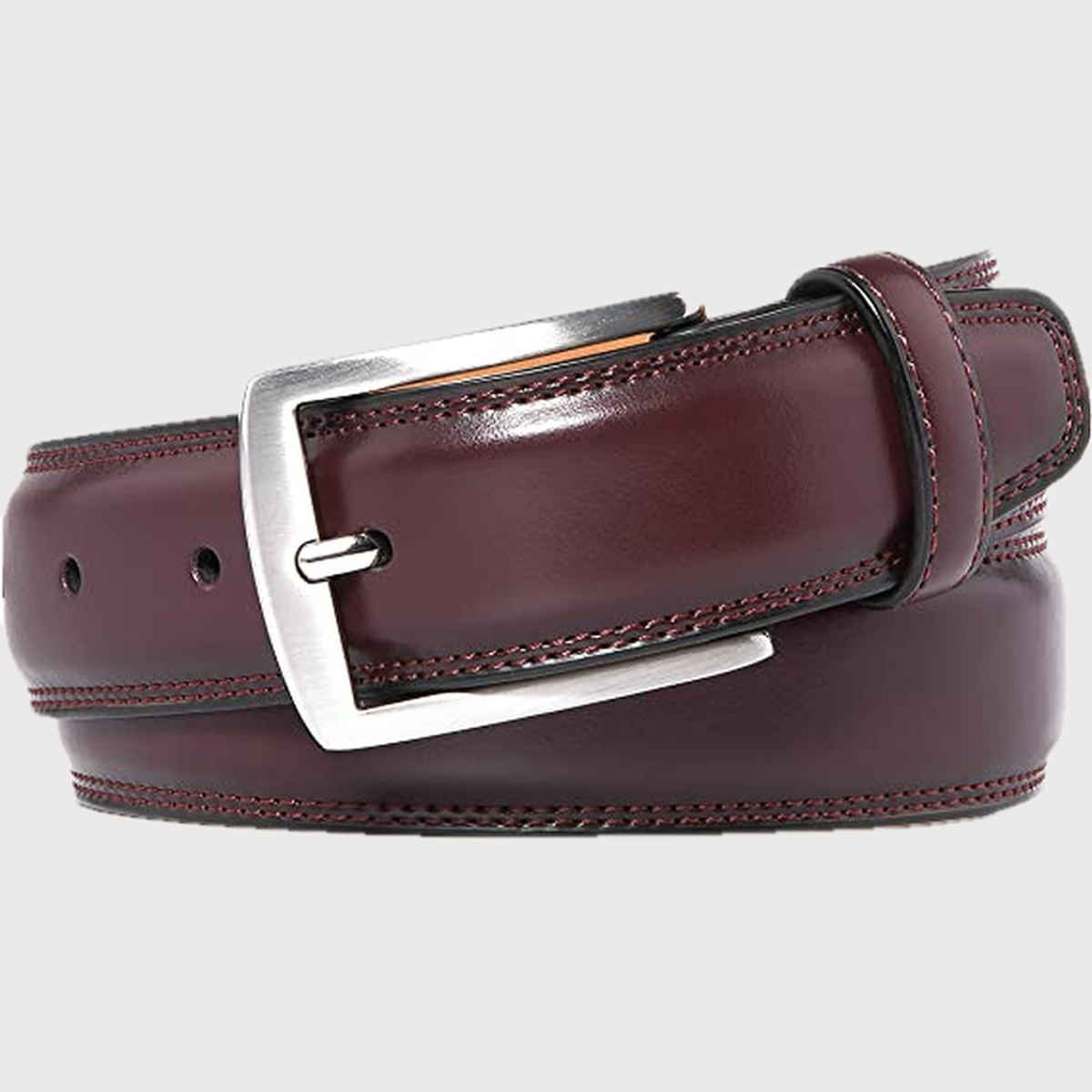 Kaezri Artificial Leather Brown Belt for Men | Kata br metro 32