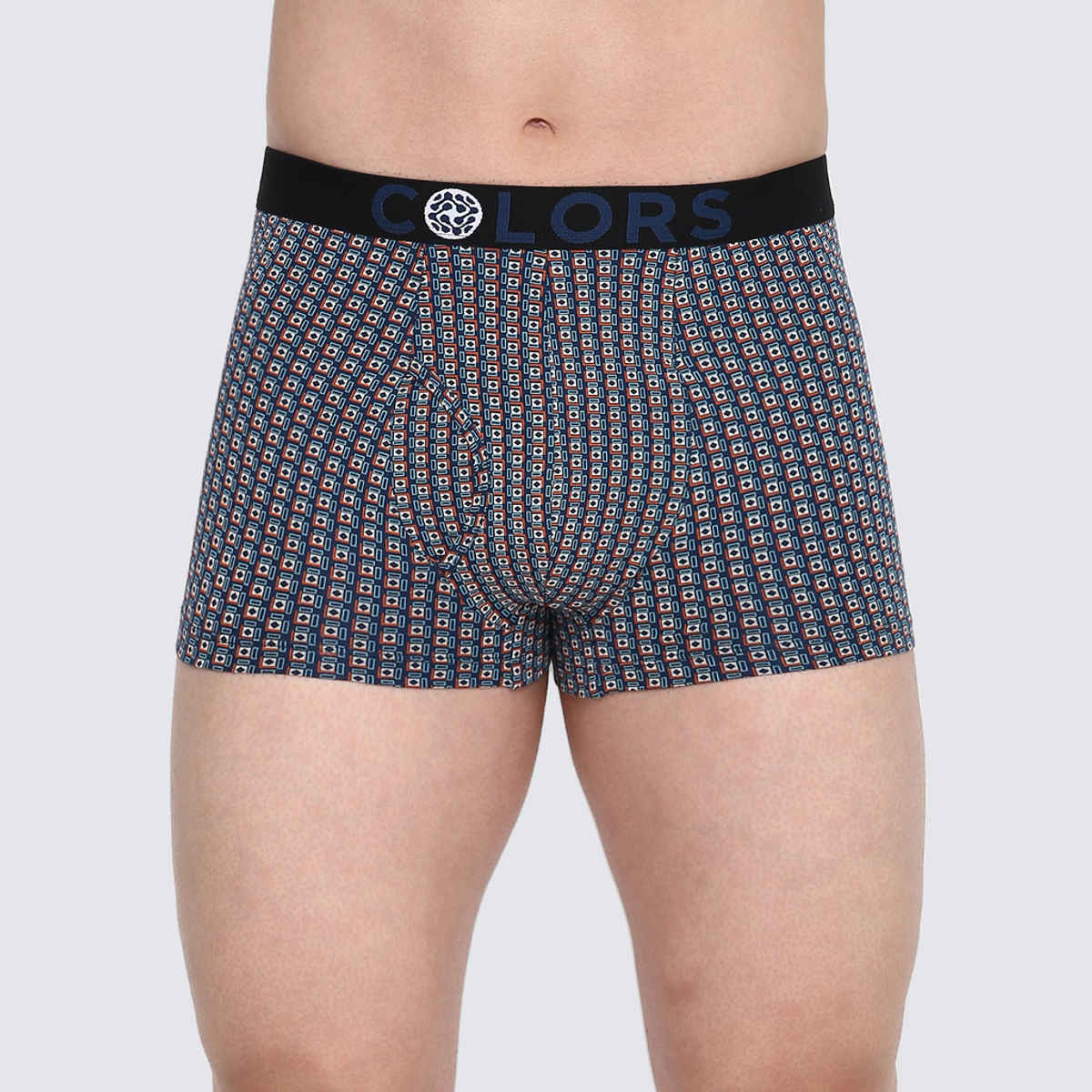 Rupa Colors Men's Front Open Printed Mini Trunk | Style 104 | 90 cm | Colour May Vary