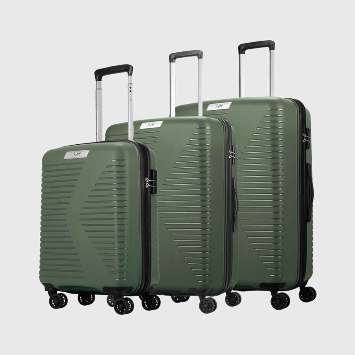 Skybags Beat-Pro Set | Green - 55 + 66 + 76 L