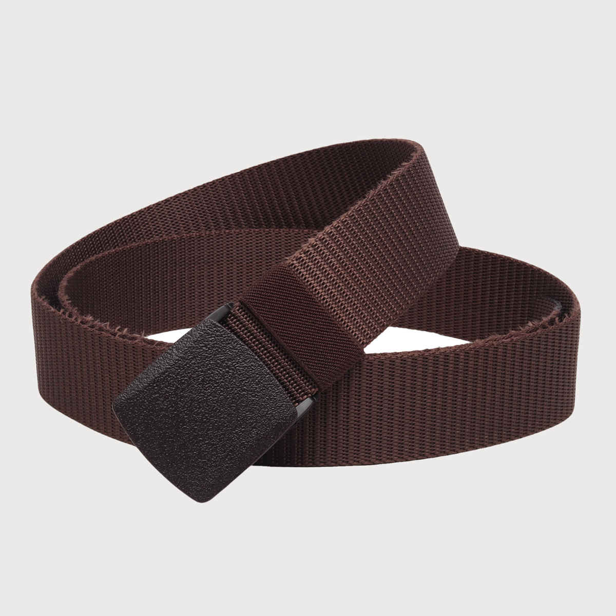 Zoro Men's Textured Nylon Belt | Black and Brown - Free Size