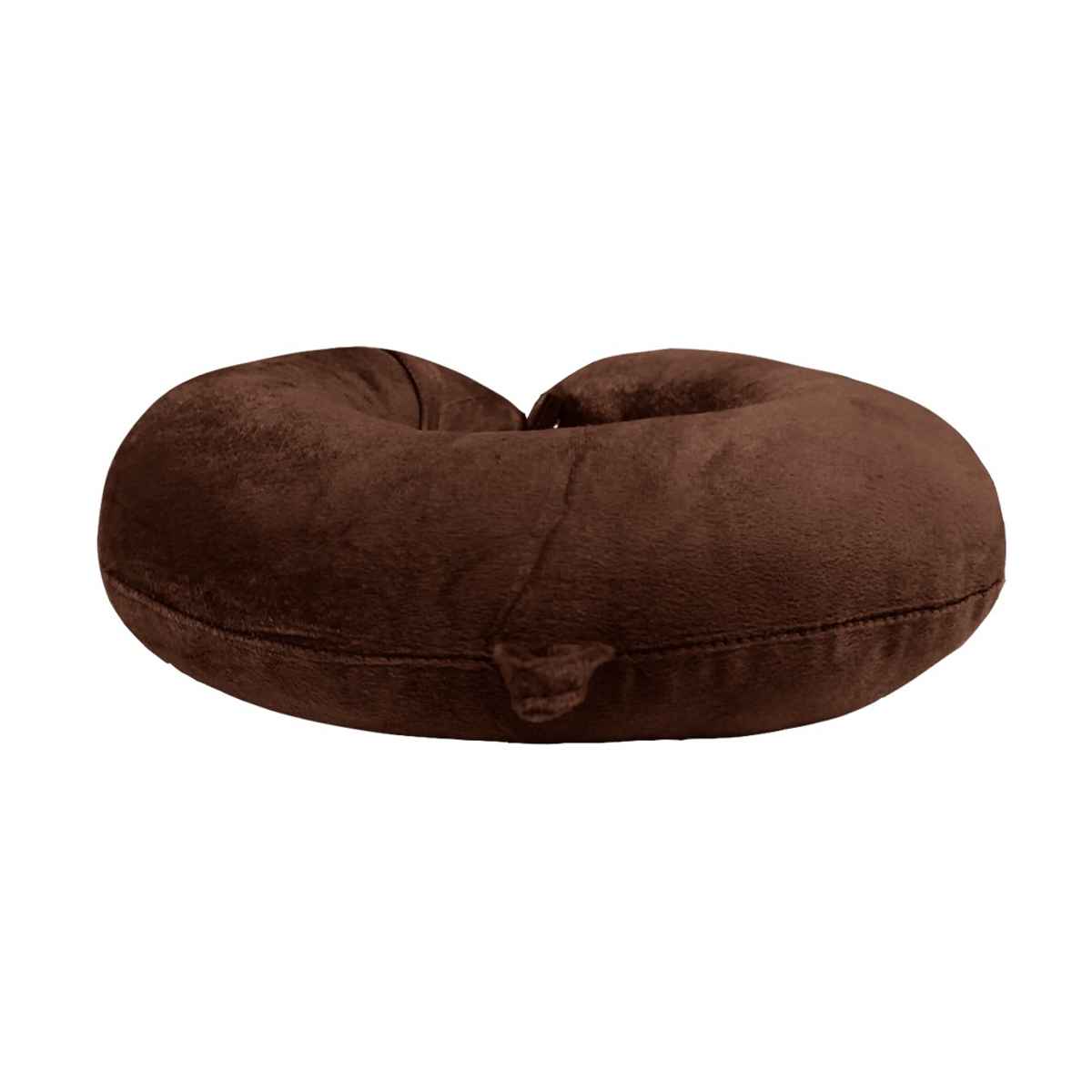 Billebon Unisex Silk Neck Pillow with Eye Mask | Brown