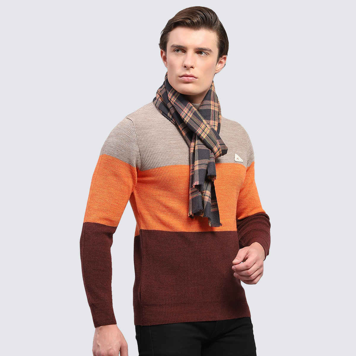 Monte Carlo Men's Acrylic Blend Muffler | Multicolour - Free Size