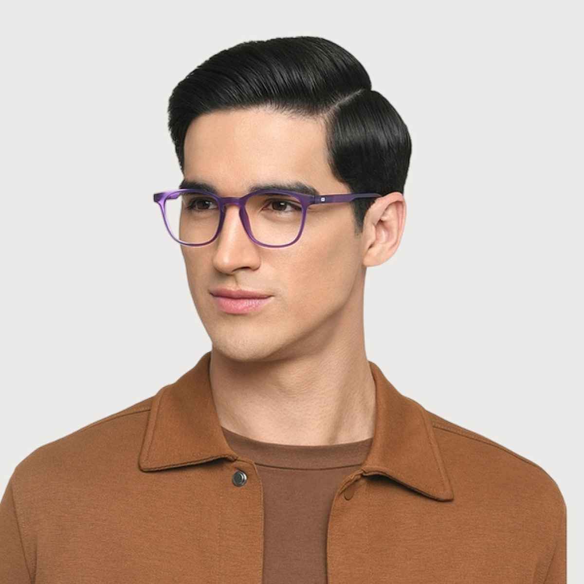 Lenskart Hustlr Unisex Solid Protective Eyewear | Violet