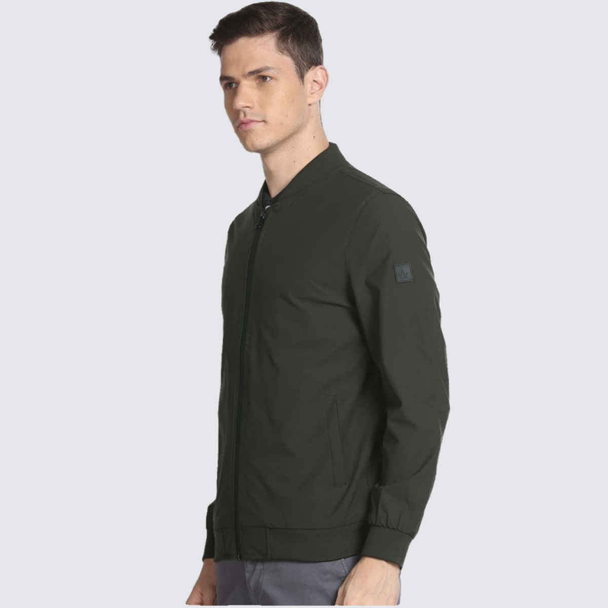 Outlaws Men's Cotton Rich Premium Sweat Jacket | Olive - XL