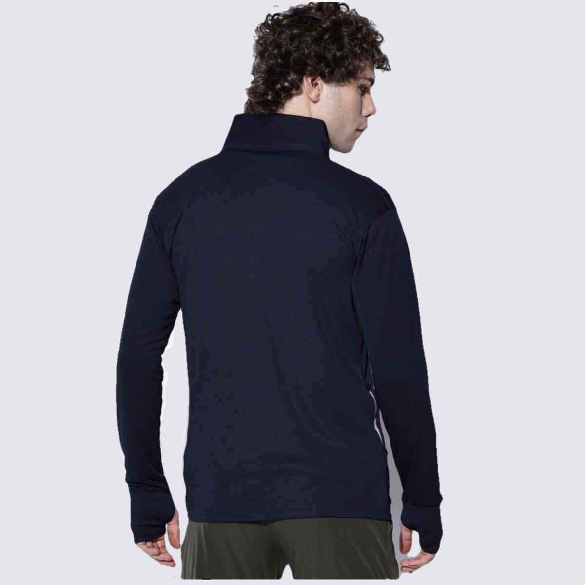 Outlaws Men's Cotton Rich Premium Sweat Jacket | Navy - M
