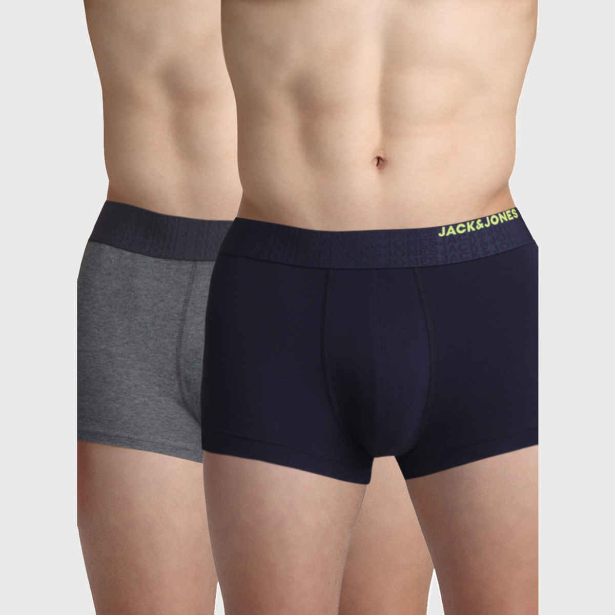 JACK & JONES Grant Trunk Navy Blazer & Grey Melange - S