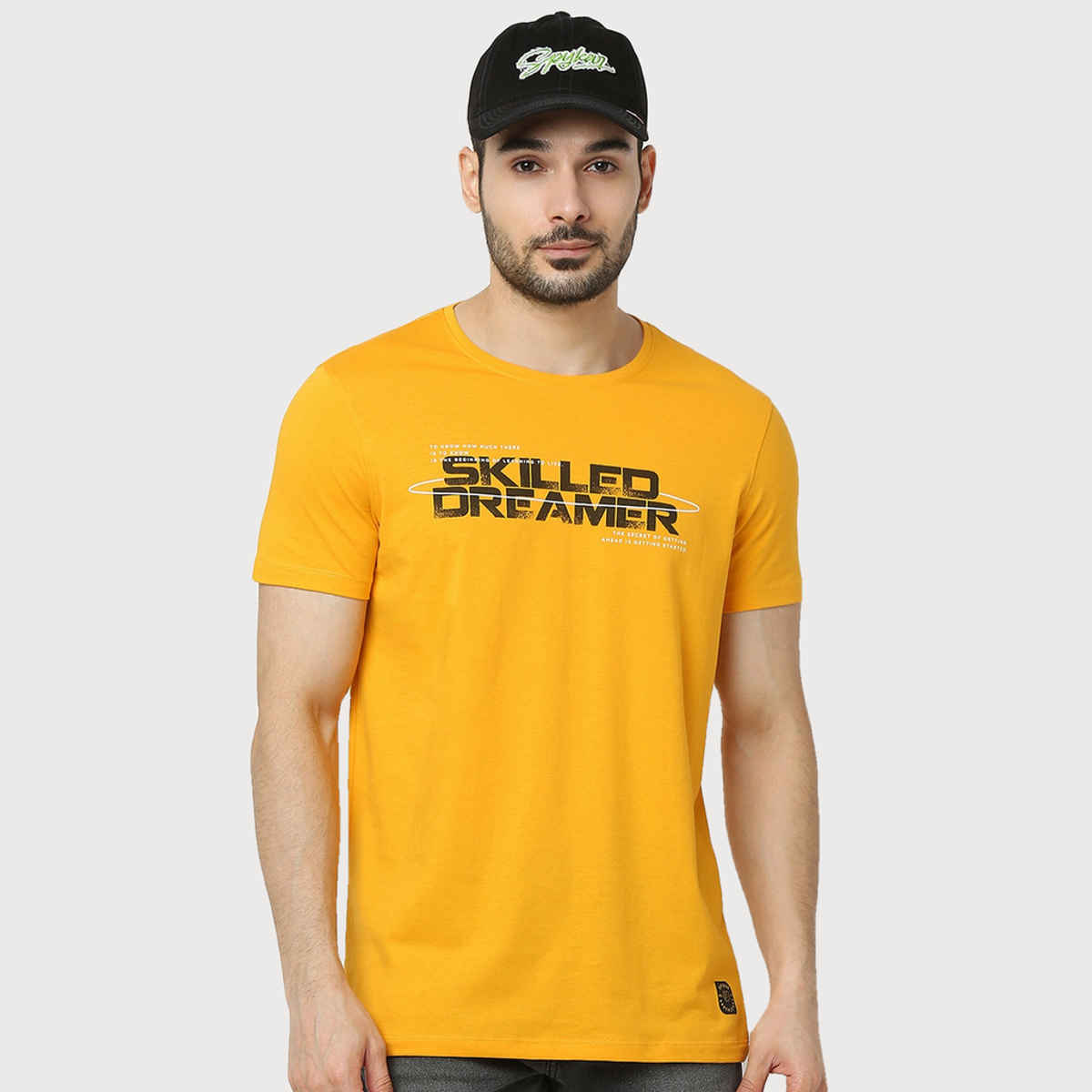 Spykar Black Caps for Men's | MACAPAS017