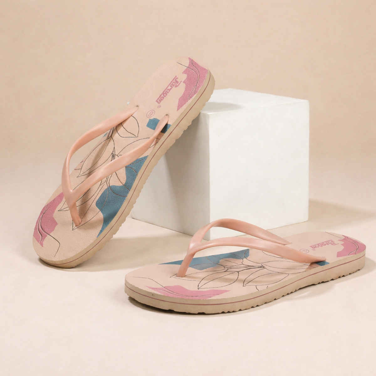 Paragon Women's Lightweight & Waterproof Hawai Slipper| Multicolor - UK 7