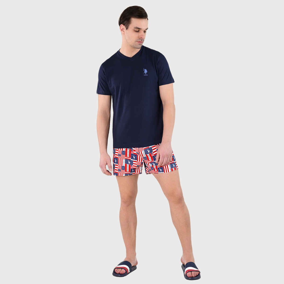 U.S. Polo Assn. Men's Solid T-shirt | Navy - M