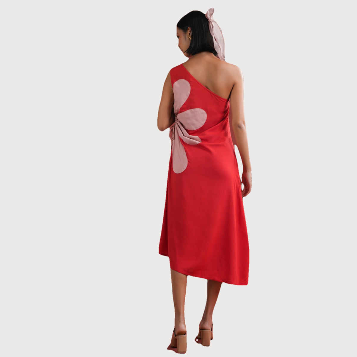 Sanskruti Homes Women Dress - Red | Floral Printed | XXL