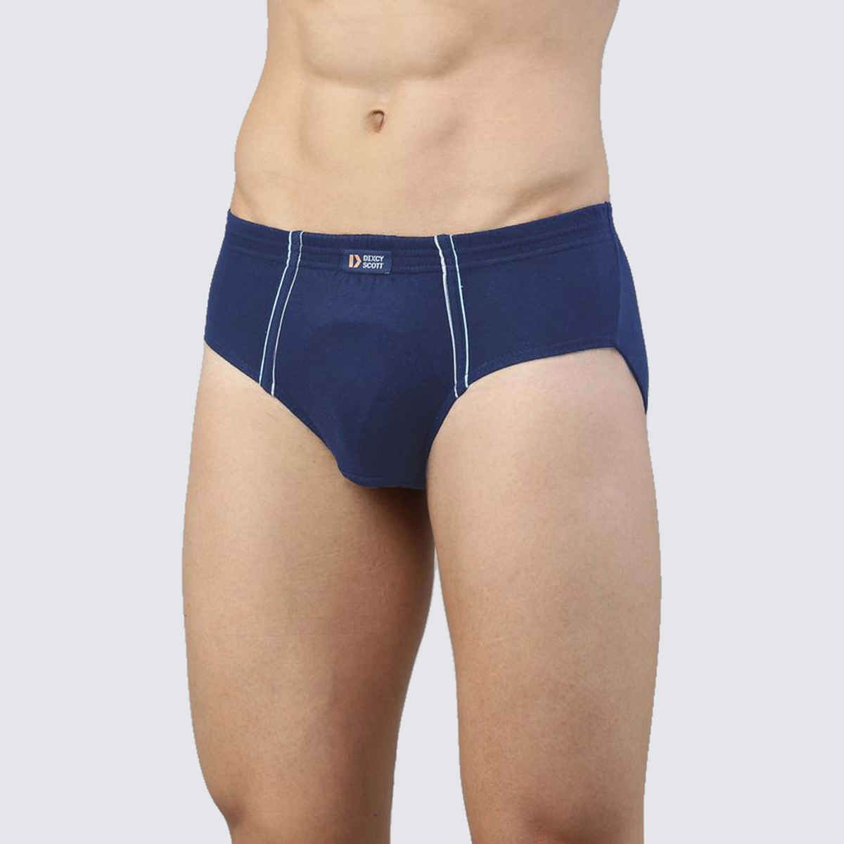 Dixcy Scott Originals Men'S Brief Snug Fit Solid Innerwear (Multicolor-Pack Of 3)