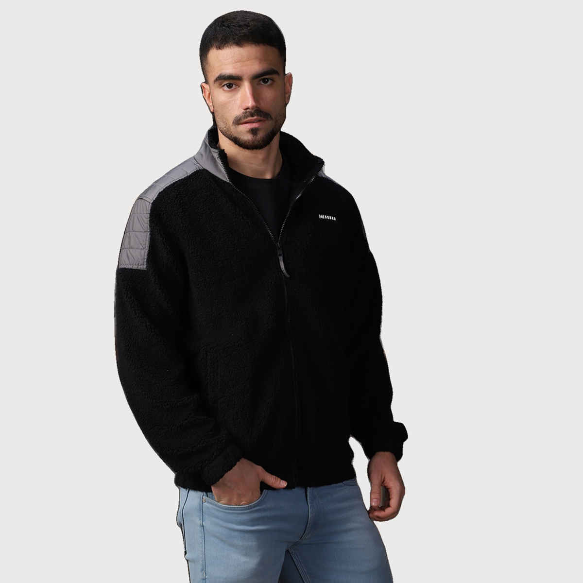 High Star Men's Printed Sweatshirt | Black - L