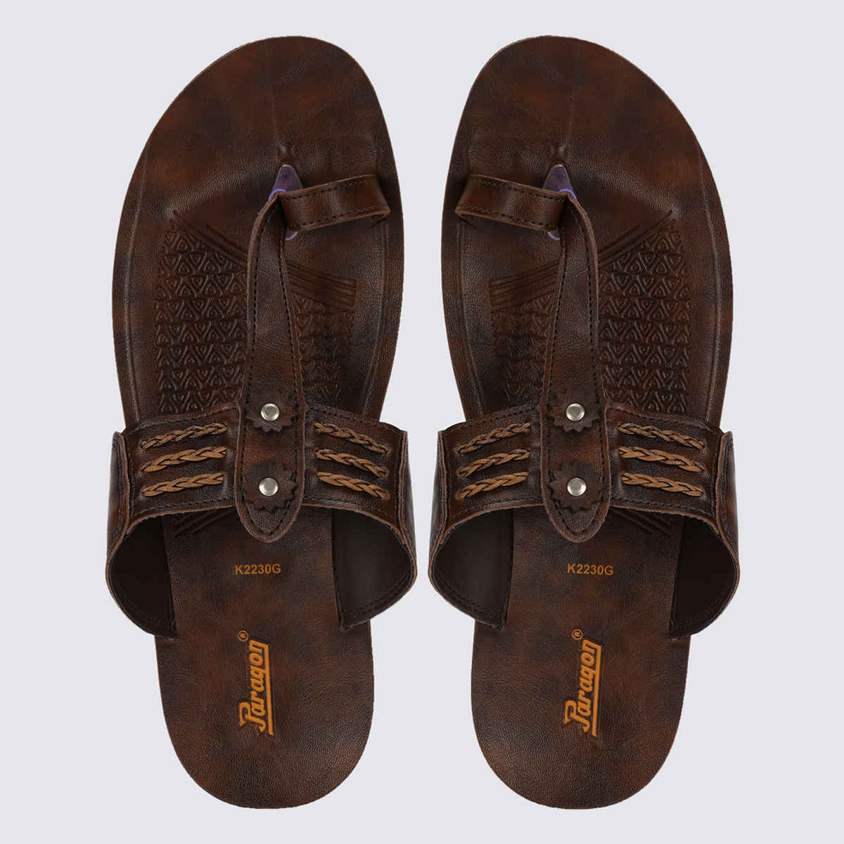 Paragon Men's Brown Pu Sandals PUK2230G UK 8
