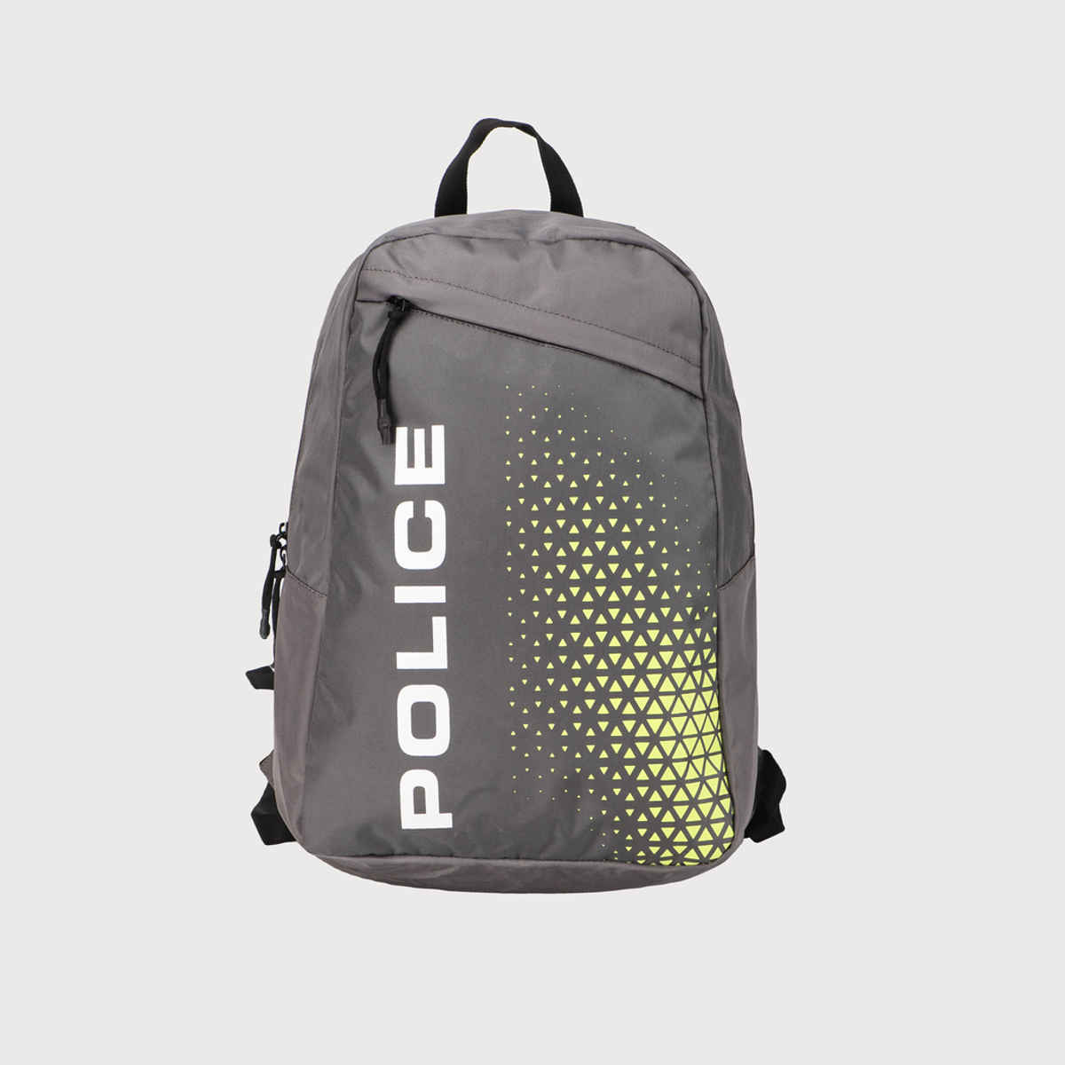 Police Unisex Solid Nylon 30 L Laptop Backpack | Grey - 15.6 Inches