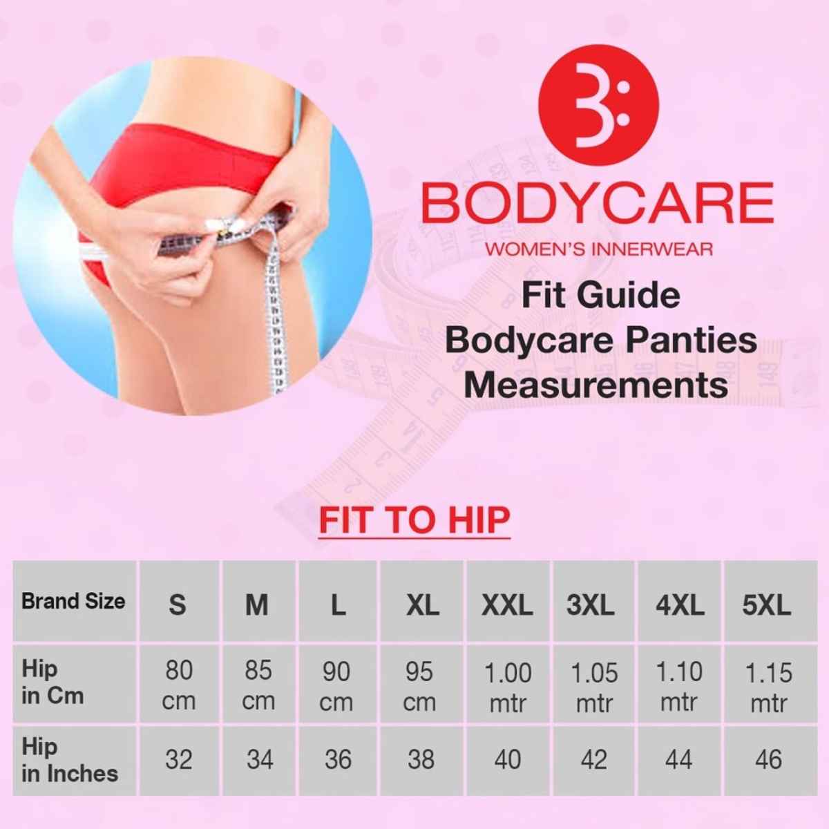 Bodycare Women's Printed Cotton Briefs | Outer Elastic | 25000 | Multicolour