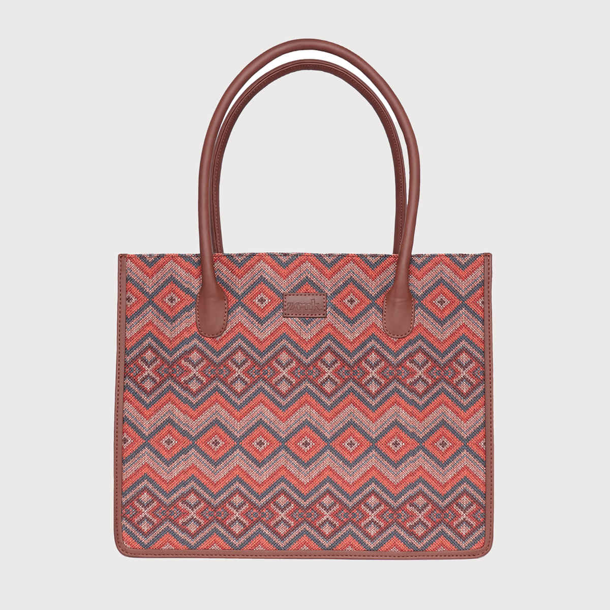 Zouk Gwalior Weaves Book Tote - Multicolour