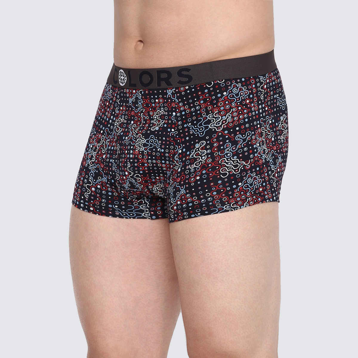 Rupa Colors Men's Front Open Printed Mini Trunk | Style 104 | 90 cm | Colour May Vary