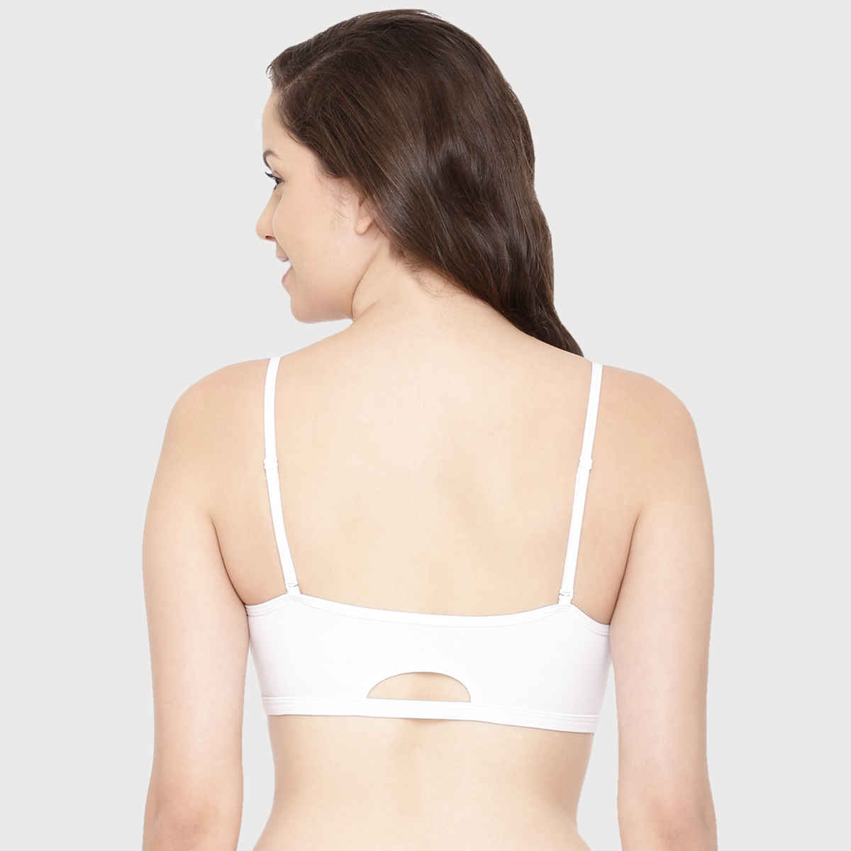 Enamor Women's A022 Full Coverage Comfort Cami Cotton Bra | Non Padded | Wirefree | White - 2XL