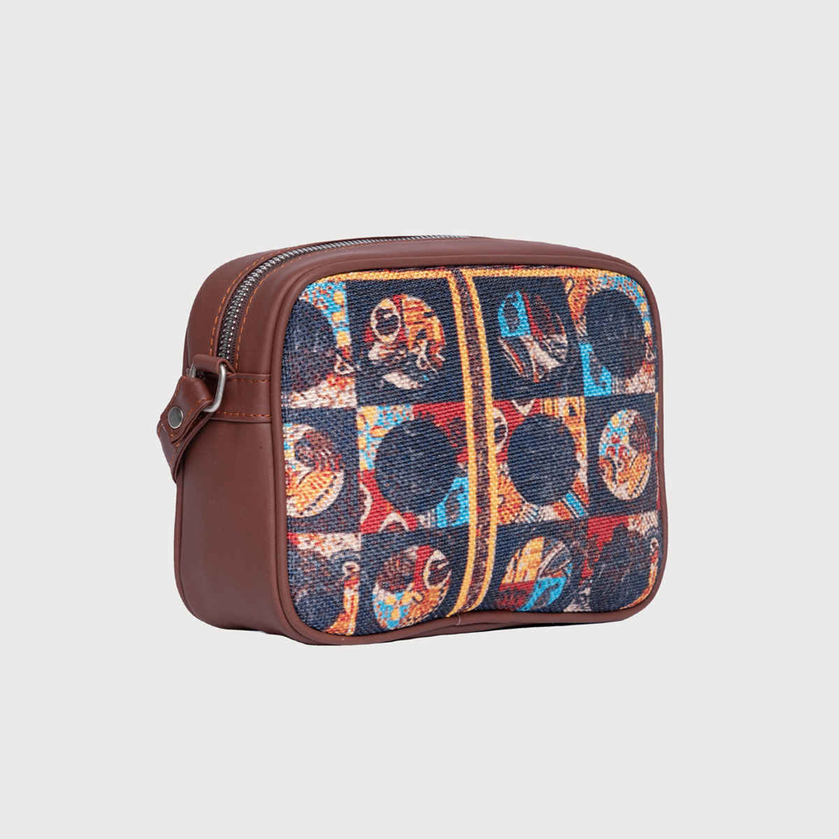 Zouk African Art Sling Bag - Multicolour