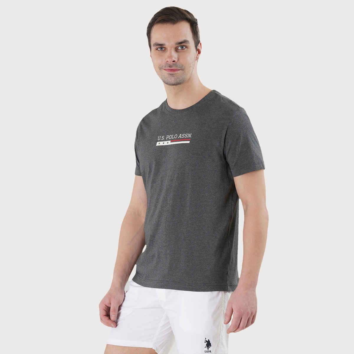 U.S. Polo Assn. | T-Shirts | XL | Pack of 1 | Grey