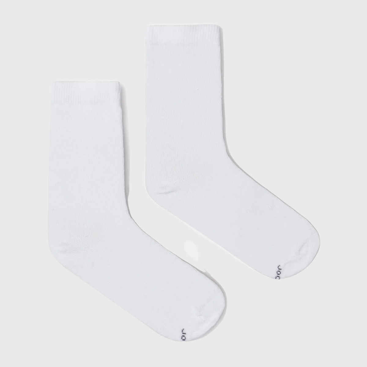 Jockey Unisex Solid Cotton, Nylon, and Elastane Socks | White | 5 - 6 years
