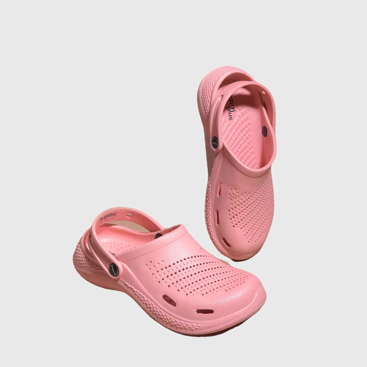 Action Women's Ontc-17 Ultra Lightweight Clogs | Trendy Colors | Air Pass Upper | Peach - UK 8