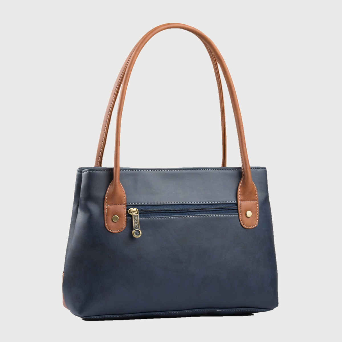 Fostelo Women's Vegan Leather Zara Handbags Shoulder Hobo Bag Ladies Purse | Blue | Medium