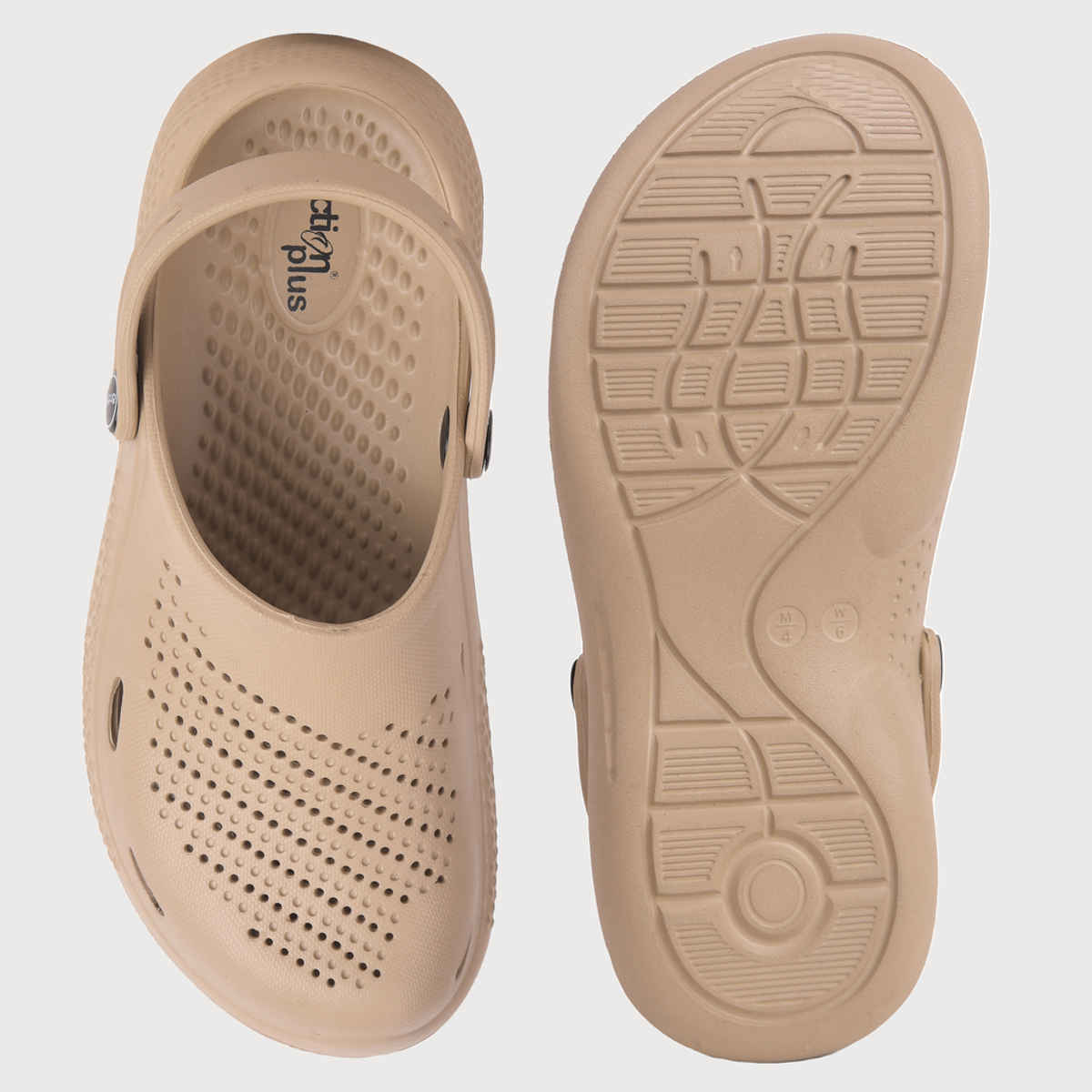 Action Women's Ontc-17 Ultra Lightweight Clogs | Trendy Colors | Air Pass Upper | Beige - UK 8