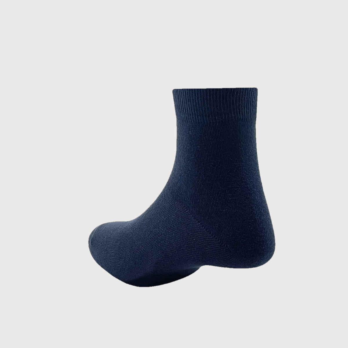 Peter England Men's Solid Cotton Socks | Navy - Free Size