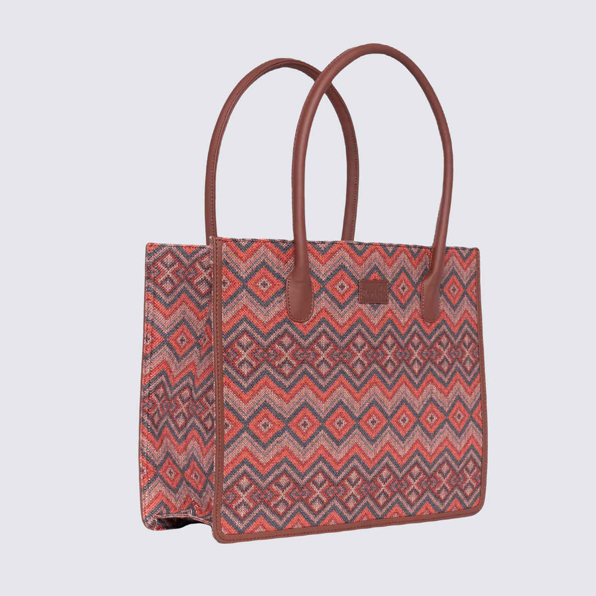 Zouk Gwalior Weaves Book Tote - Multicolour