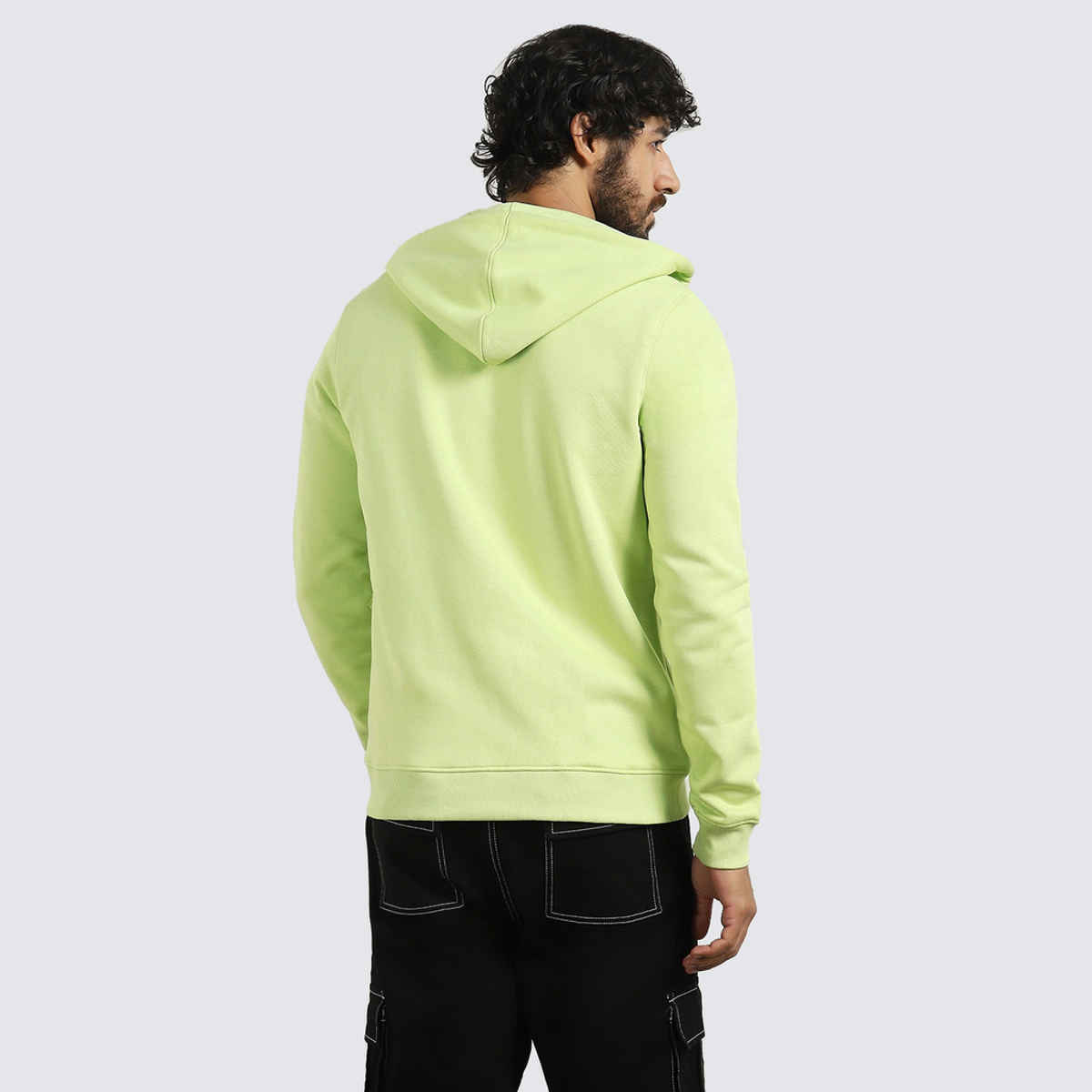 Nobero Men's Zipper Hoodie | Cool Matcha - S