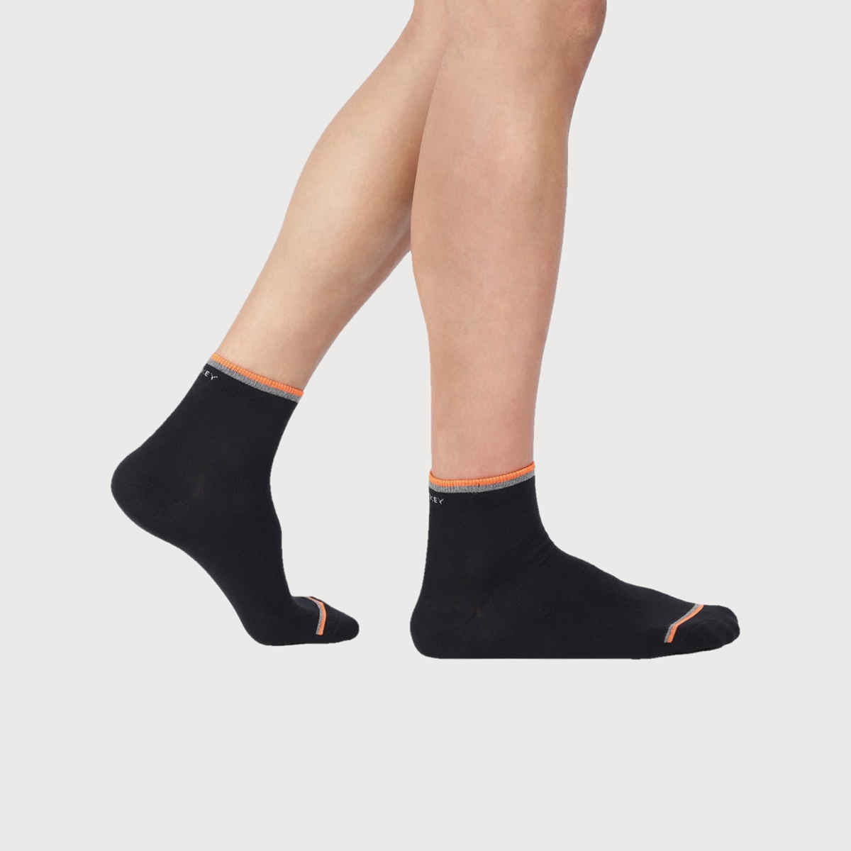 Jockey Men's Solid Cotton, Nylon and Elastane Socks | Black - Free Size