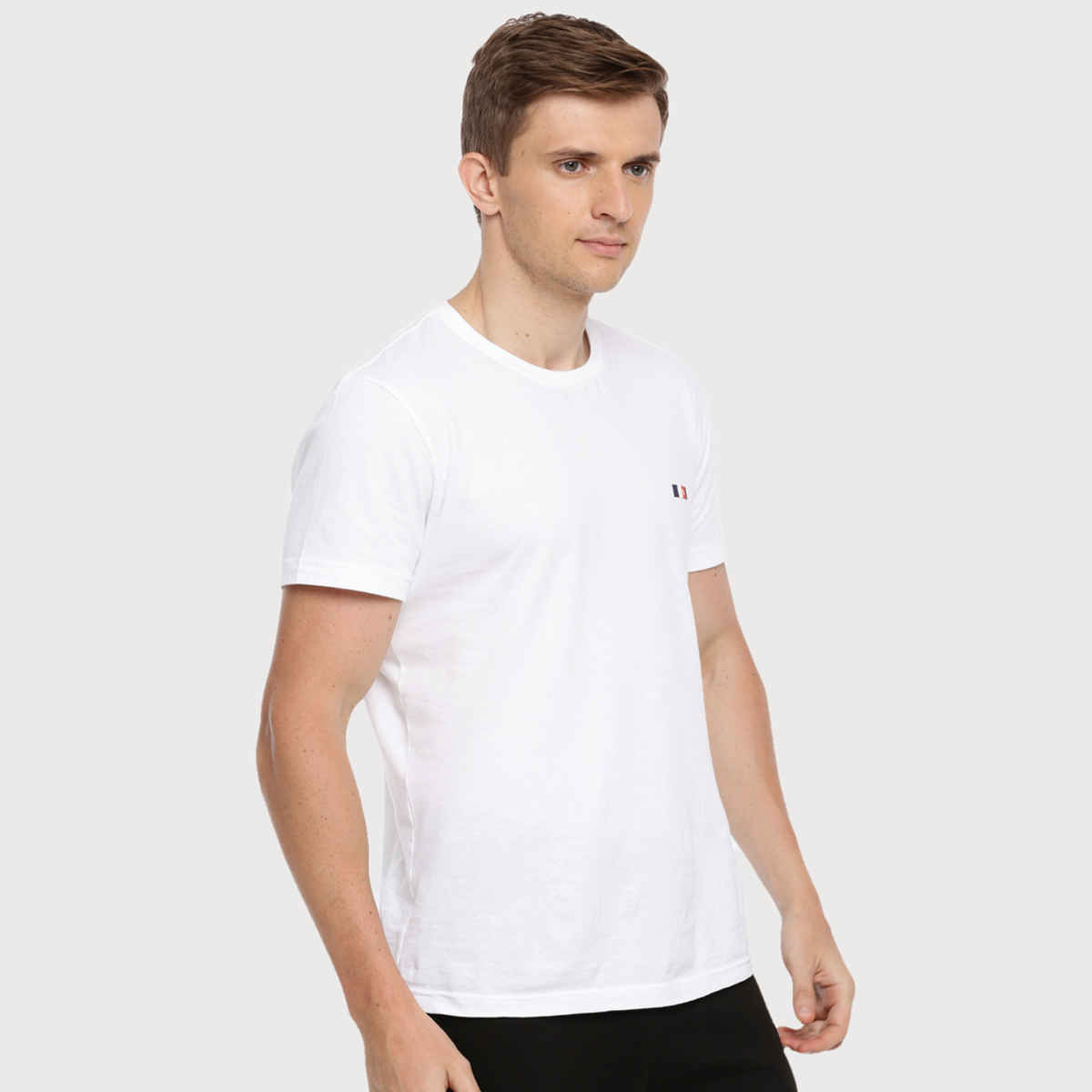 ACTIMAXX Men's Ultimate Comfort Pure Cotton Round Neck T-Shirt | White - S
