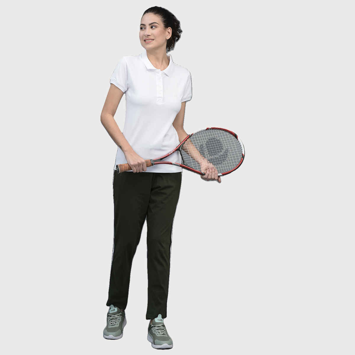 Dollar Women Polo T-shirt - White | Premium Cotton | L