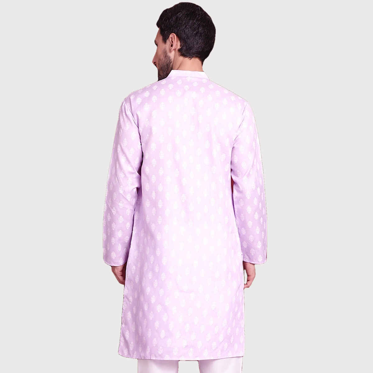 Jompers Men's Kurta | Ko 650 | Purple - S