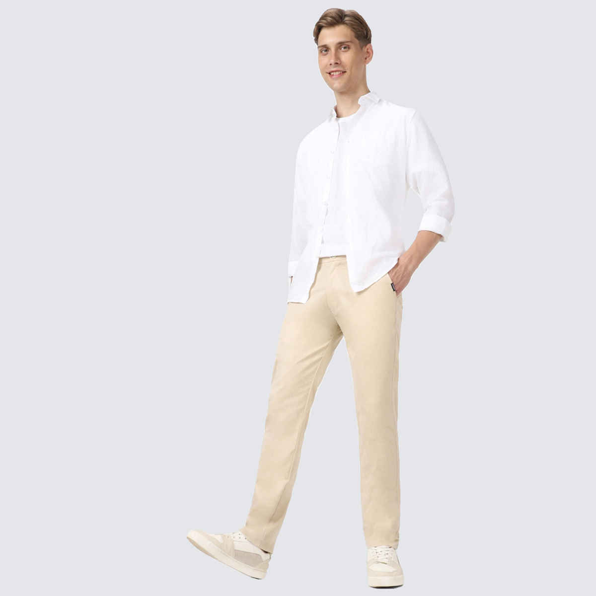 Urbano Fashion Men's Chinos Trousers Cotton Slim Fit Casual Stretch | Black | 28